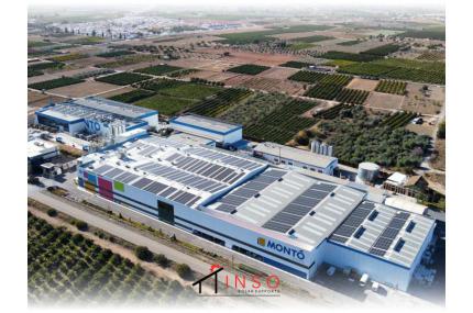 INSO ejecuta una estructura coplanar sobre chapa sándwich en Marines para Pinturas Montó