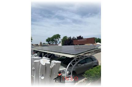 INSO instala estructura coplanar sobre marquesina en Córdoba